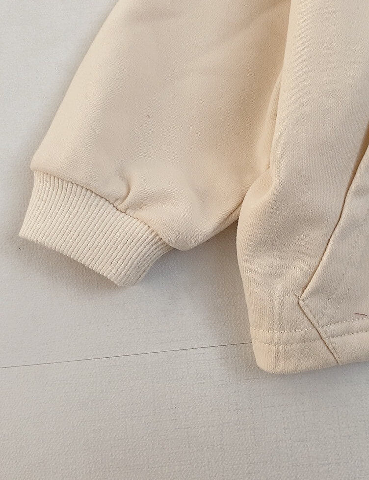 Cozy Nozi Bear Hoodie Cream or Brown - Cozy Crew Club