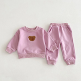 Cozy Cub Bear Colour Tracksuit