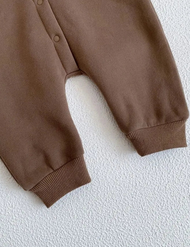 The Ultimate Bear Knitted Hooded Playsuit - Cozy Crew Club