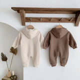 The Ultimate Bear Knitted Hooded Playsuit