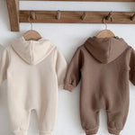 The Ultimate Bear Knitted Hooded Playsuit - Cozy Crew Club