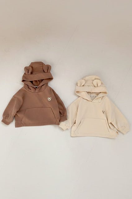 Nozi Bear Hoodie Cream or