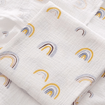 The Rainbow Muslin Blanket Swaddle - Cozy Crew Club
