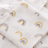 The Rainbow Muslin Blanket Swaddle - Cozy Crew Club
