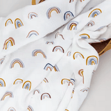 The Rainbow Muslin Blanket Swaddle - Cozy Crew Club