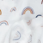 The Rainbow Muslin Blanket Swaddle - Cozy Crew Club