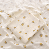 The Lemon Muslin Blanket Swaddle