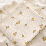 The Lemon Muslin Blanket Swaddle - Cozy Crew Club