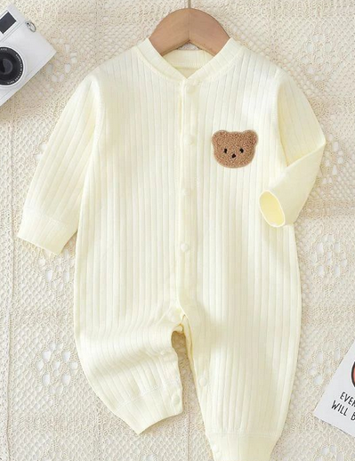 Bear Romper Ribbed Cozy Crew Club Rompers mora-uk.myshopify.com bear-romper-ribbed Creme / 0-3 M BRRC03 10off, 20off, allproducts, Baby, beach, bear, bear collection, beautifulbambino, BFCM-20, BFCM-25, BFCM20, China, CHRISTMAS20, clothing, daywear, embroidery, LINECARD, new in, nonpersonalised, PADDY10, set, shorts, summer, summersale24, tshirt, waffle, WINTER20, zero