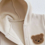 The Ultimate Bear Knitted Hooded Playsuit - Cozy Crew Club