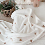 COZY Ultimate Personalised Microfibre Soft Baby Blanket l Bear & Bunny - Cozy Crew Club