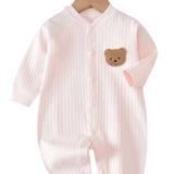 The Cozy Pink Boucle Baby Bear & Strawberry Personalised Gift Box