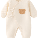The Cozy Pink Boucle Baby Bear & Rainbow Personalised Gift Box
