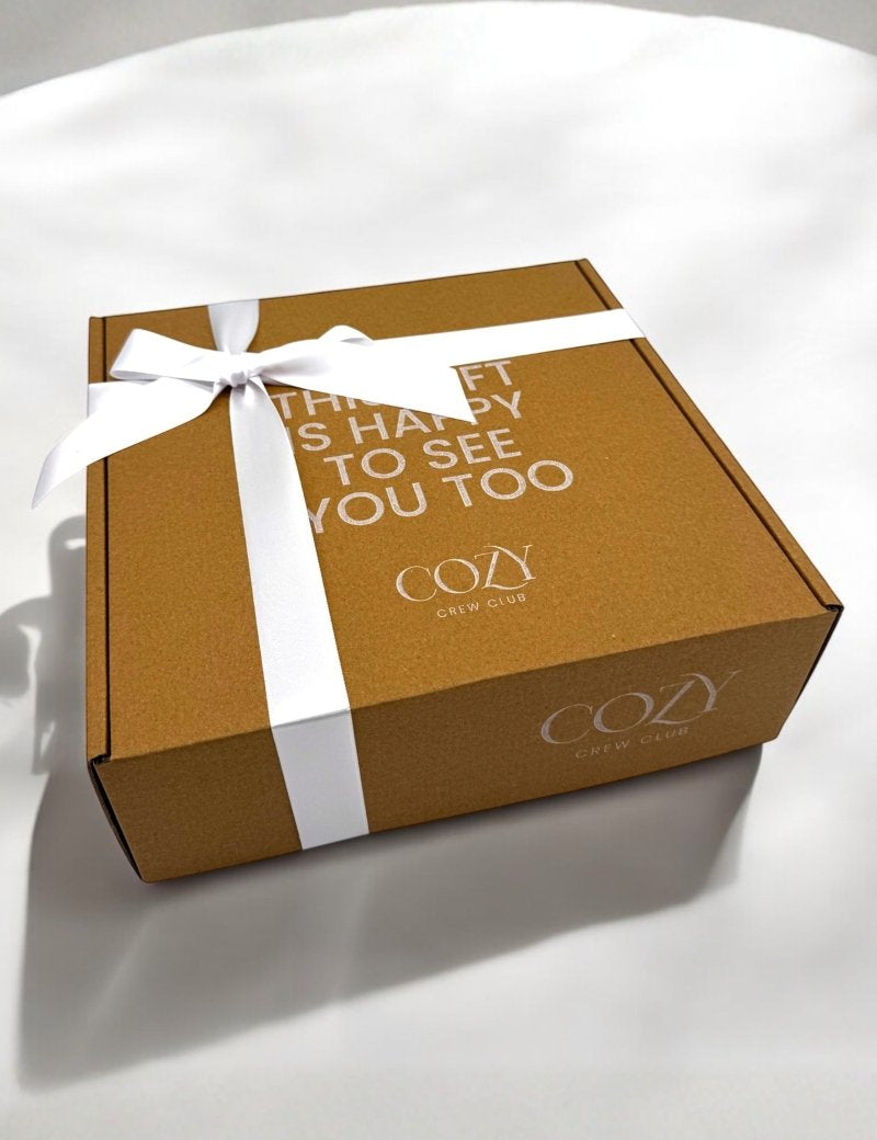 The VIP Cozy Boucle Baby Bear Personalised Gift Box - Cozy Crew Club