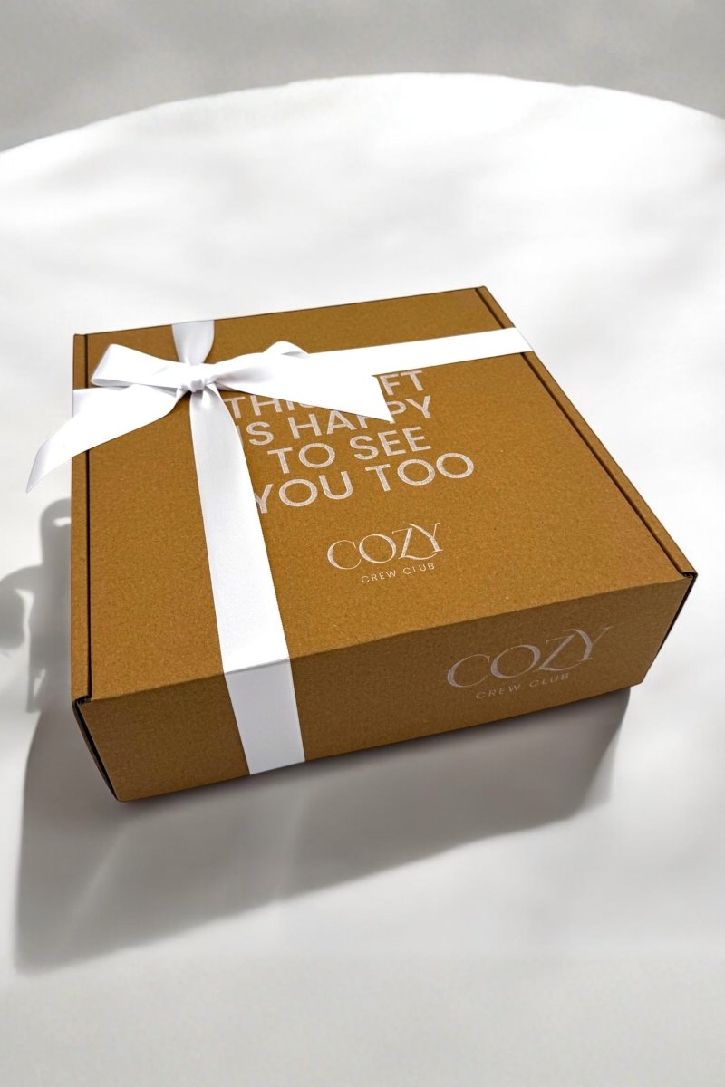 The VIP Cozy Boucle Baby Bear Personalised Gift Box - Cozy Crew Club