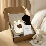 The Cozy Adventure Bear Tracksuit + Backpack + Beanie Personalised Gift Box
