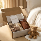 The Cozy Ultimate Bear Tracksuit + Playsuit + Socks Personalised Gift Box