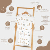 Cozy Easter Bunny Bamboo & Organic Cotton Two-Piece Set Long Sleeve Pyjamas
