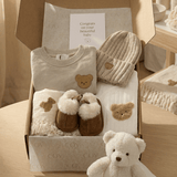 The VIP Cozy Boucle Baby Bear Personalised Gift Box - Cozy Crew Club