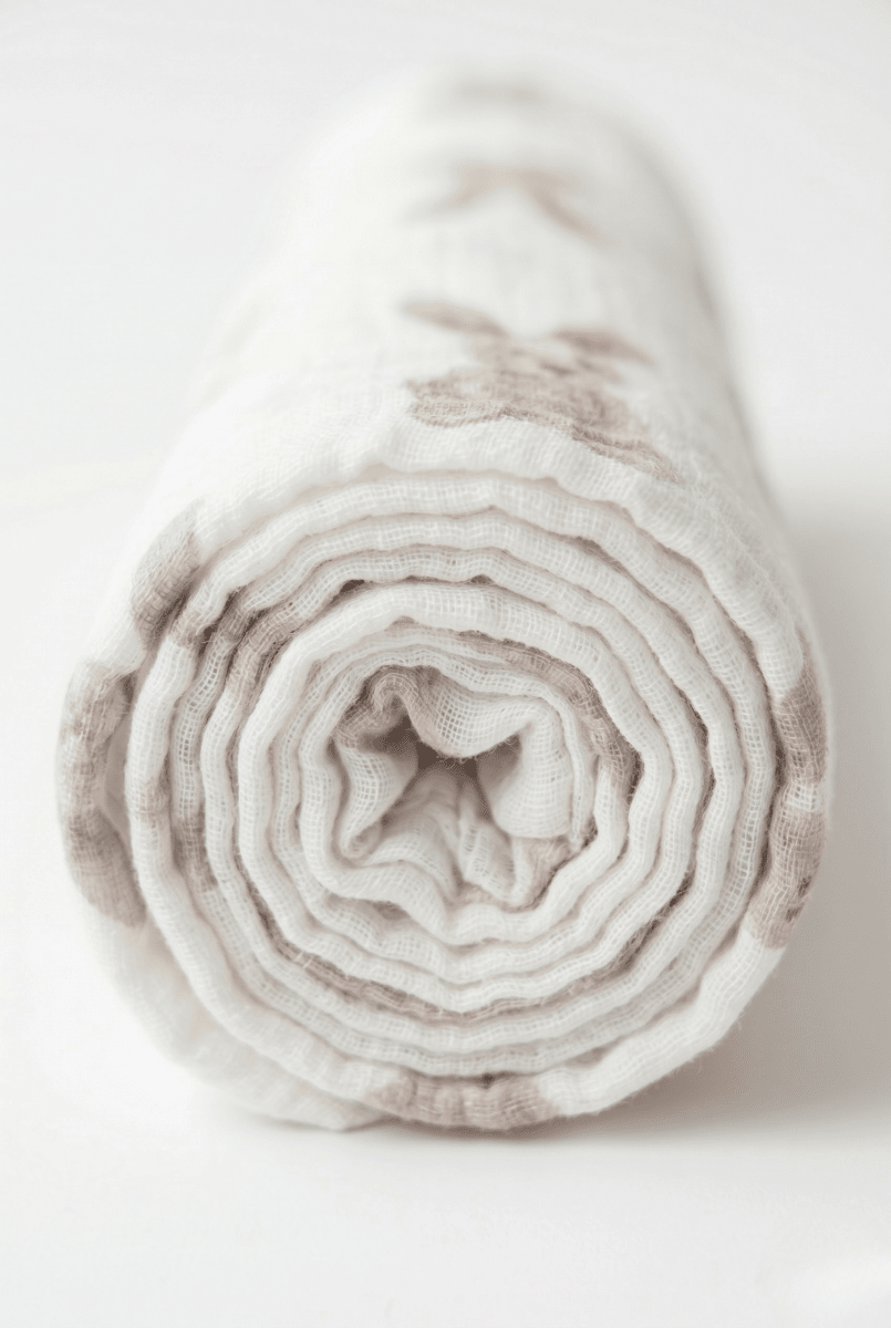 The Bunny Muslin Blanket Swaddle - Cozy Crew Club