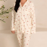 Adult COZY Rosy Ribbon Pyjamas