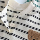 The Striped Polo Bear Tracksuit - Cozy Crew Club