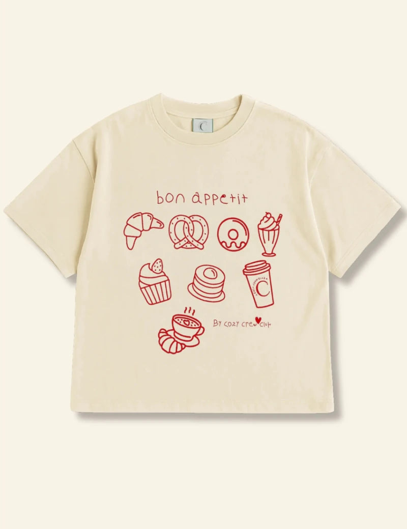 Bon Appetite Cozy Crew Club Tee - Cozy Crew Club
