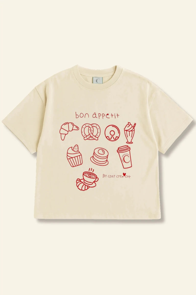 Bon Appetite Cozy Crew Club Tee - Cozy Crew Club