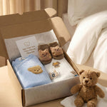 The Cozy Blue Boucle Baby Bear & Charming Bear Personalised Gift Box Cozy Crew Club OL Gift Sets mora-uk.myshopify.com the-cozy-blue-boucle-baby-bear-charming-bear-personalised-gift-box   20off, _upsell_the-bear-blanket, al-not-returnable, Baby, bear socks, BFCMGIFT, birthday, bunny comforter, CHRISTMAS45, embroidery, excludefromwssistock, gift, gift box, gift boxes, gift card, giftbox, gifts, LINECARD, newborn, PADDY10, personalise, personalize, pom pom blanket, SWADDLE, uk