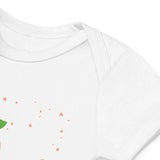 Peach Personalised Bodysuit in White - Cozy Crew Club