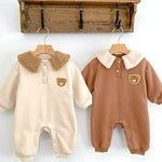 The Winter Fur Bear Hooded Pramsuit - Cozy Crew Club
