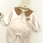 The Winter Fur Bear Hooded Pramsuit - Cozy Crew Club