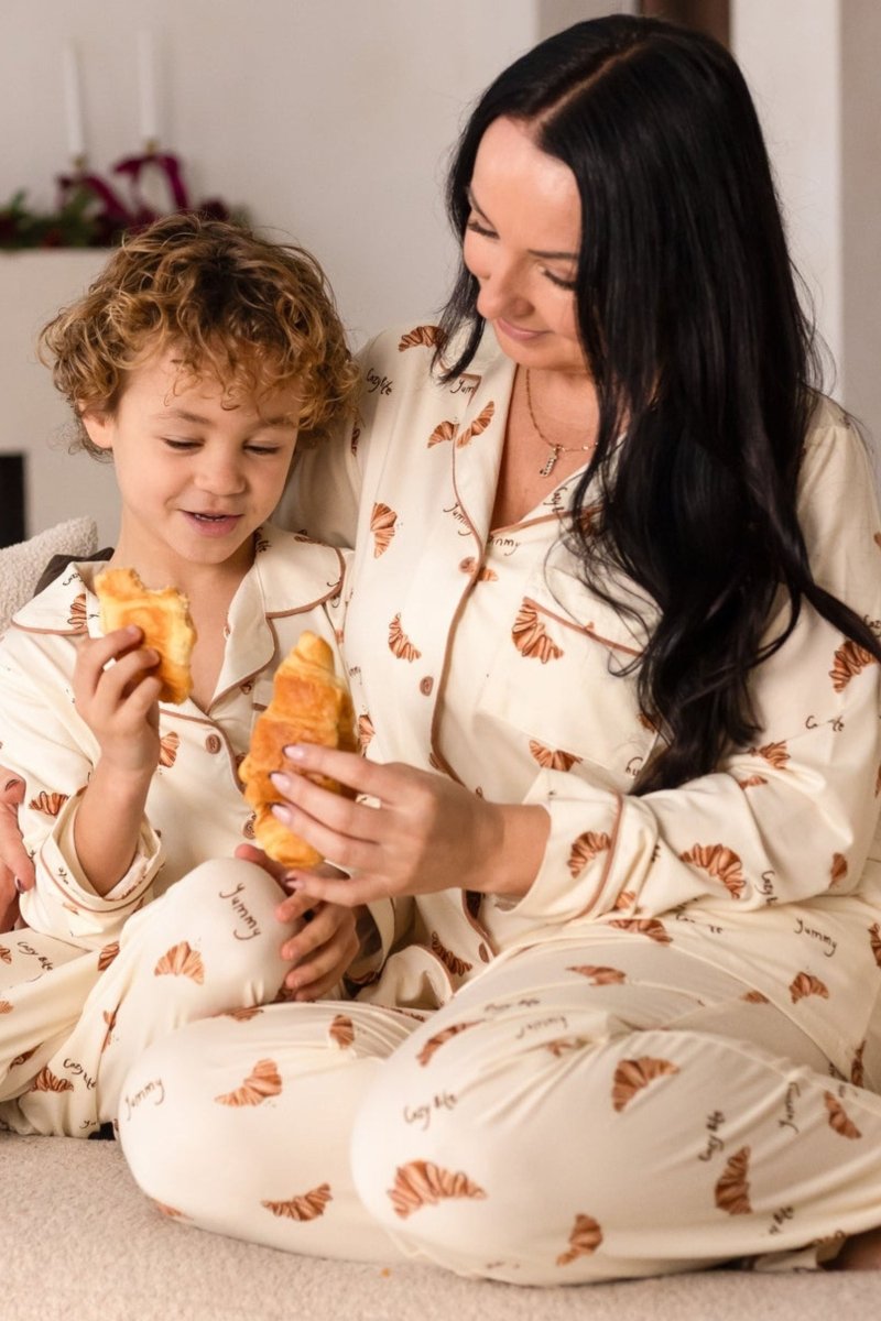 Adult COZY Croissant Club Pyjamas - Cozy Crew Club