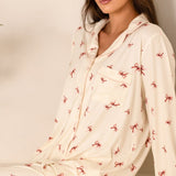 Adult COZY Rosy Ribbon Pyjamas
