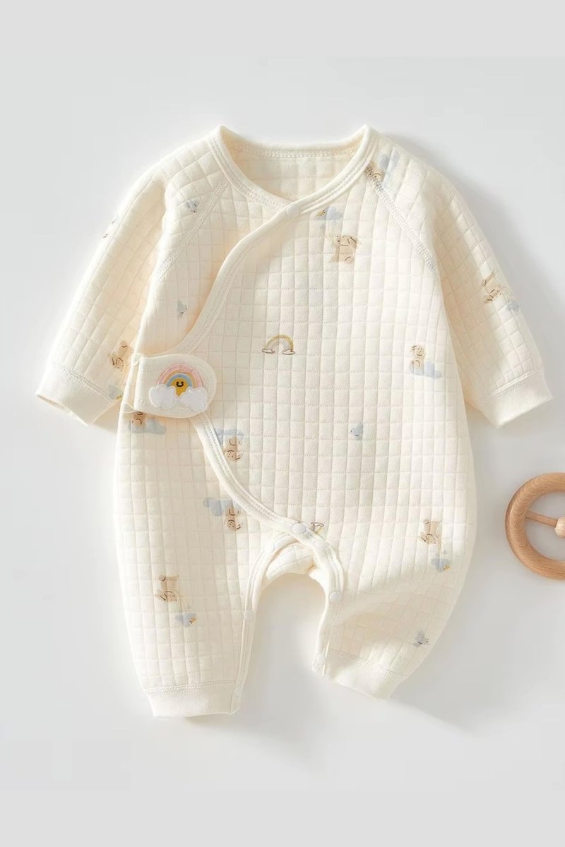 The Cozy Pink Boucle Baby Bear & Rainbow Personalised Gift Box - Cozy Crew Club