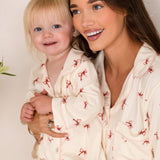 Mini COZY Rosy Ribbon Pyjamas