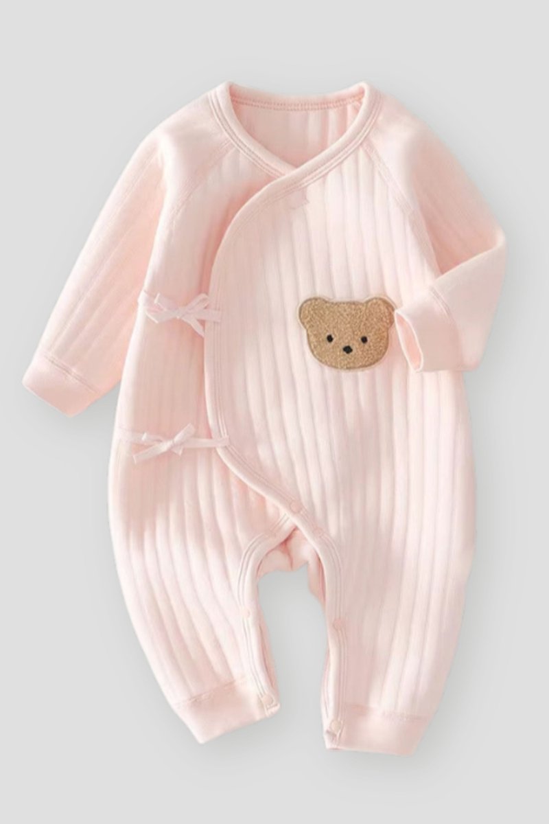 The Cozy Pink Boucle Baby Bear & Rainbow Personalised Gift Box - Cozy Crew Club