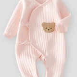 The Cozy Pink Boucle Baby Bear & Rainbow Personalised Gift Box - Cozy Crew Club