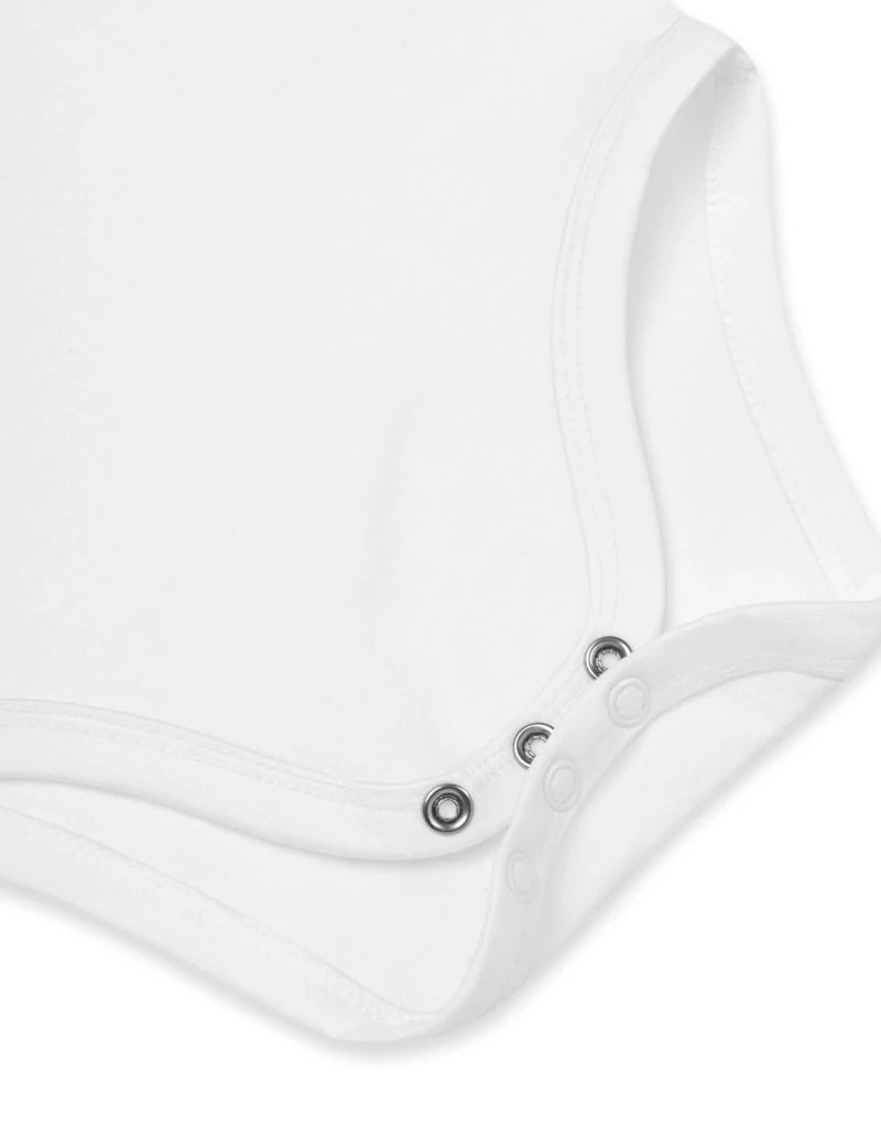 Peach Personalised Bodysuit in White - Cozy Crew Club