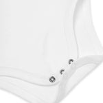 Peach Personalised Bodysuit in White - Cozy Crew Club