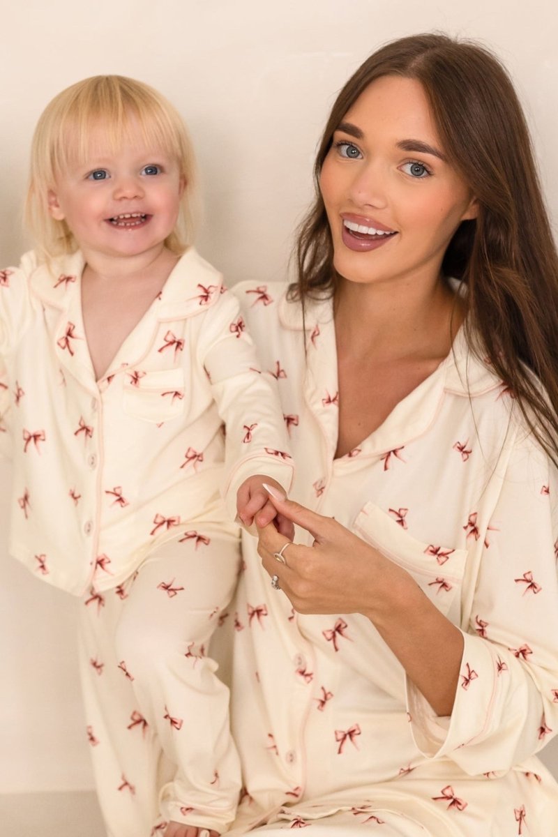 Rosy Ribbon Pyjamas