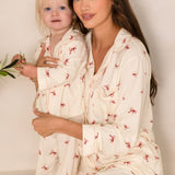 Mini COZY Rosy Ribbon Pyjamas