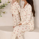 Adult COZY Rosy Ribbon Pyjamas