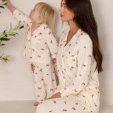 Mini COZY Rosy Ribbon Pyjamas