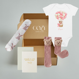 Cozy Bear & Bunny Girl's Personalised Gift Box