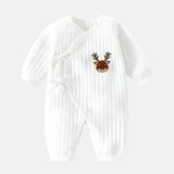 The Reindeer Boucle Wrap Baby Grow Romper