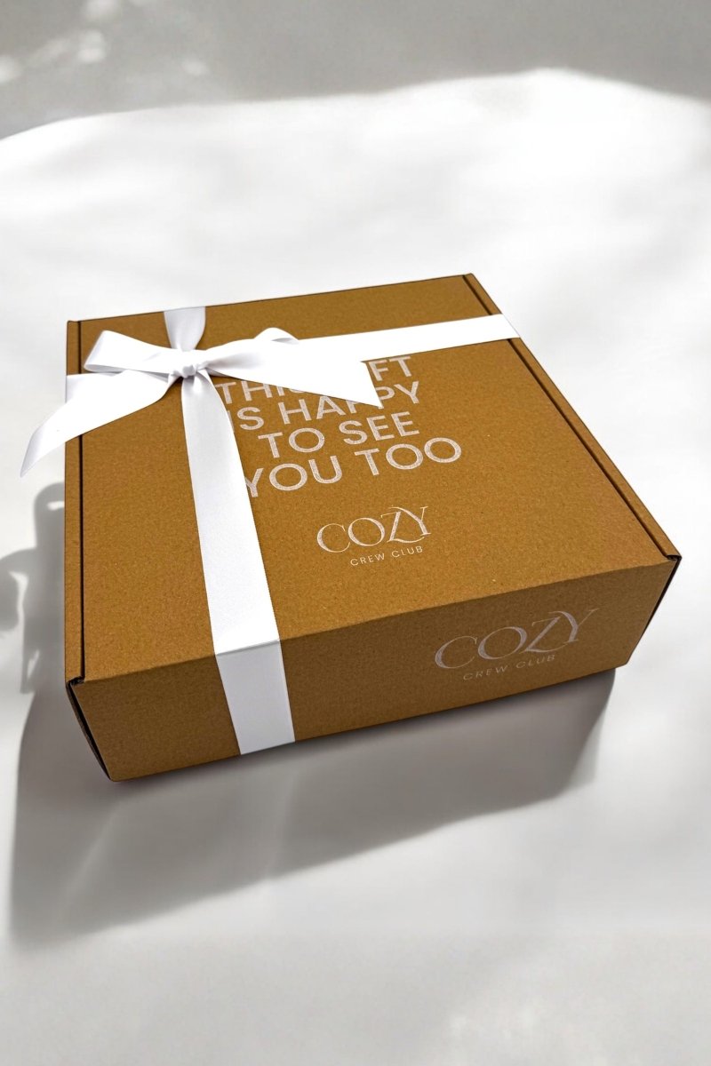 Cozy Crew Club Ribbon & Tissue Gift Box - Cozy Crew Club