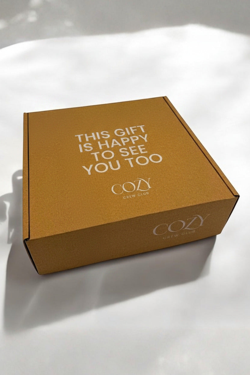 Cozy Crew Club Ribbon & Tissue Gift Box - Cozy Crew Club