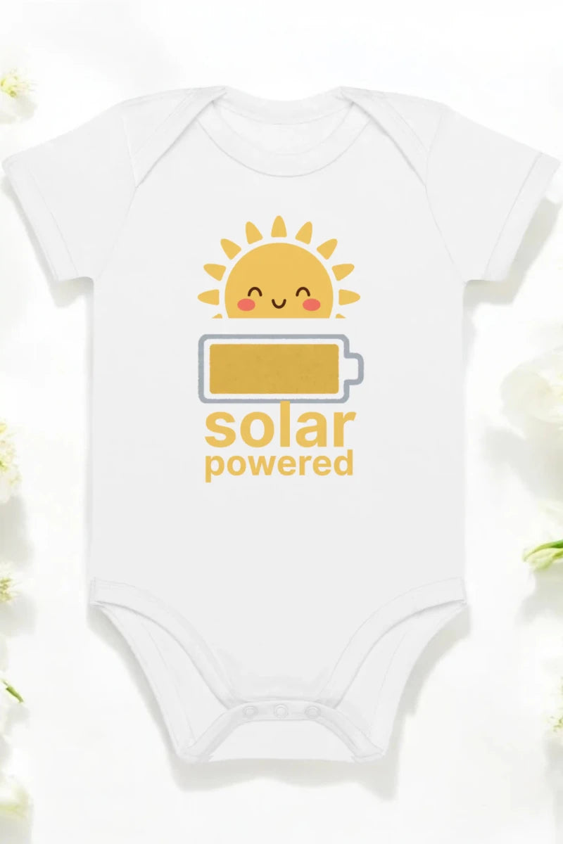 Solar Powered Bodysuit in White - Cozy Crew Club