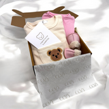 The Cozy Baby Girl Bear Personalised Gift Box